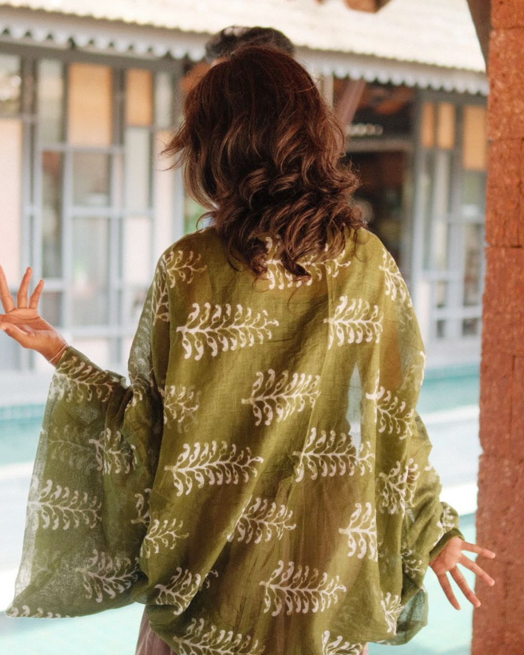 Wrap & Roll Duppata | Green Fusion
