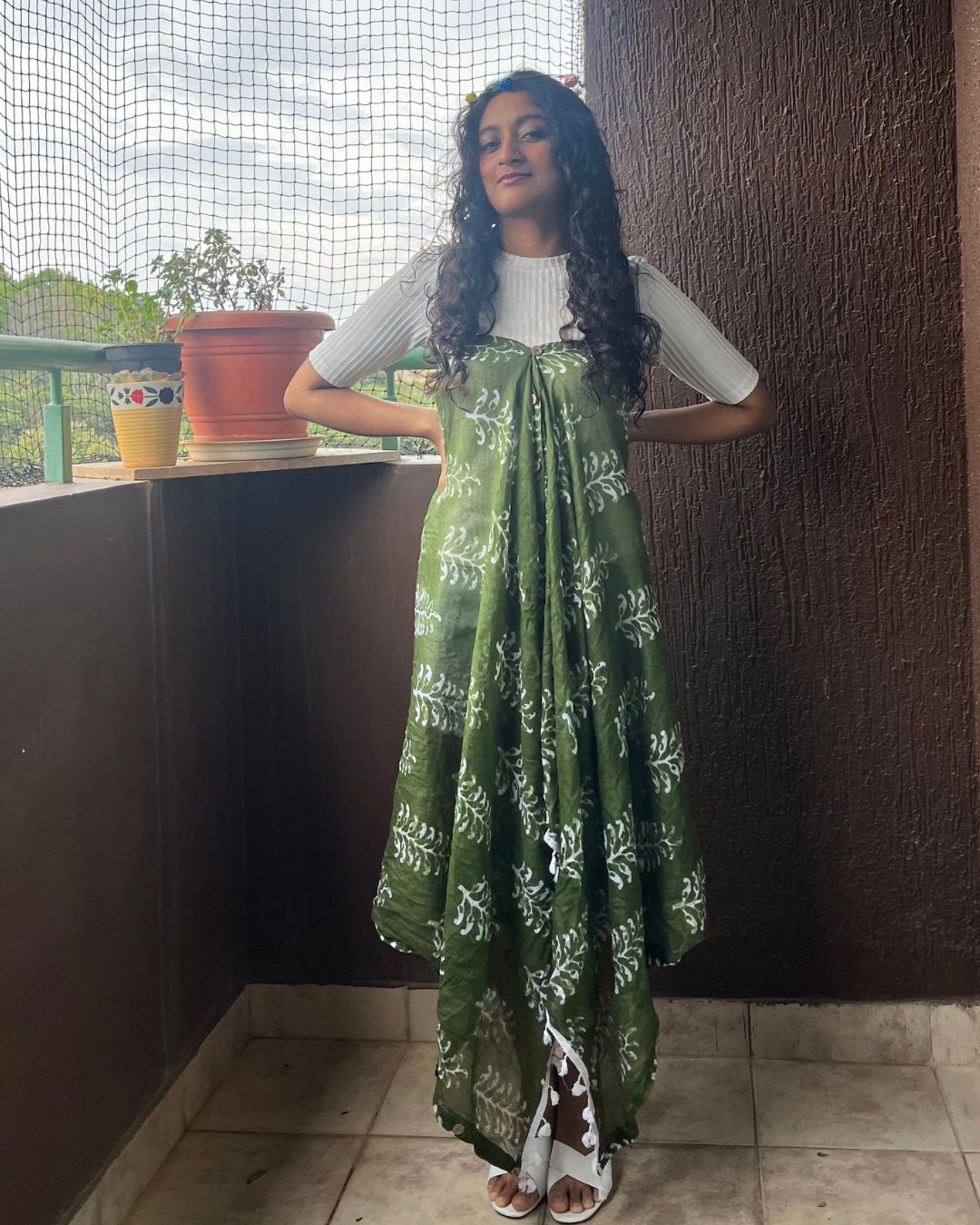 Wrap & Roll Duppata | Blue breeze