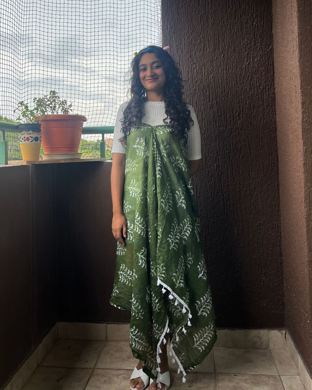 Wrap & Roll Duppata | Green Fusion