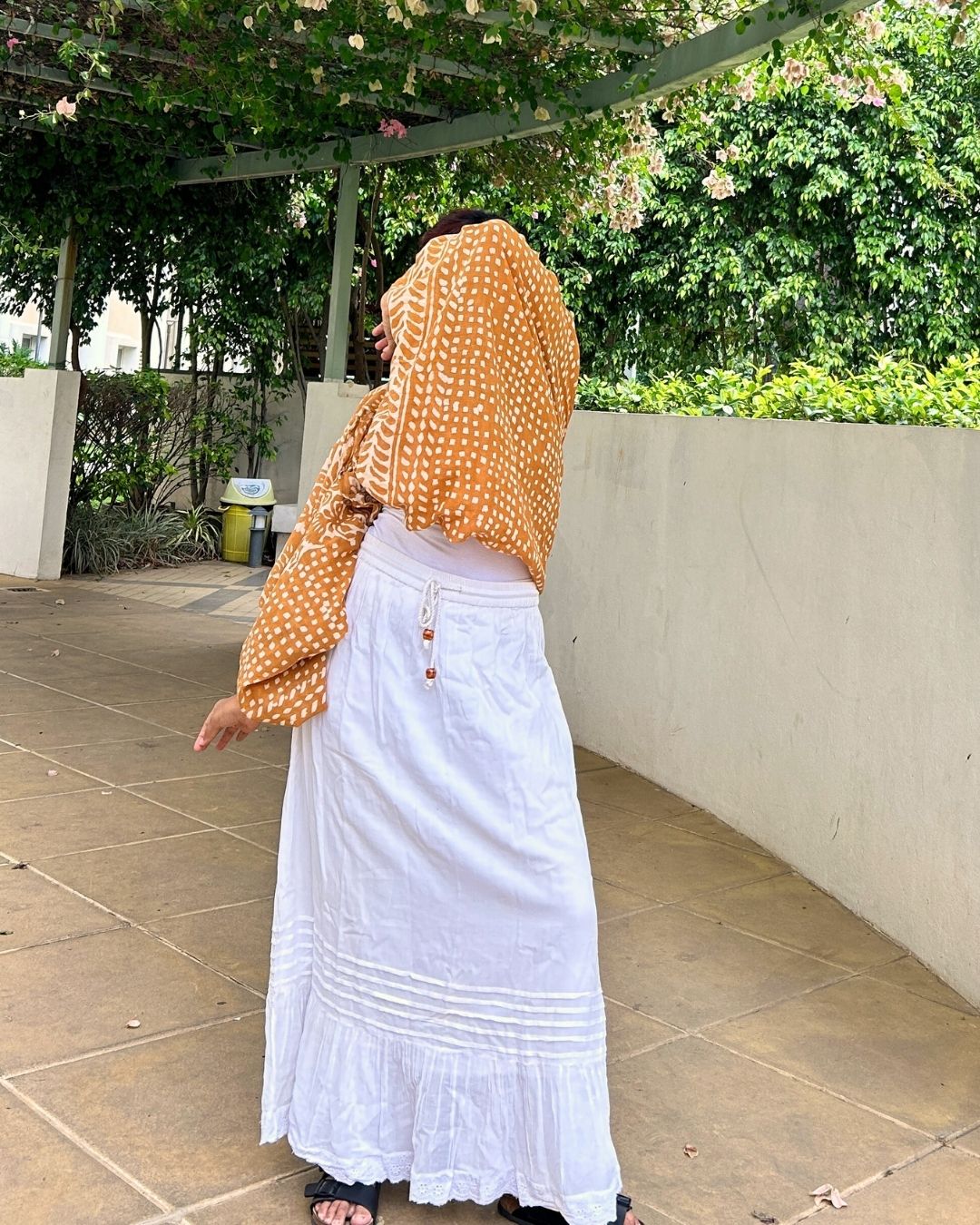 Wrap & Roll Dupatta (Mustard) | Geet