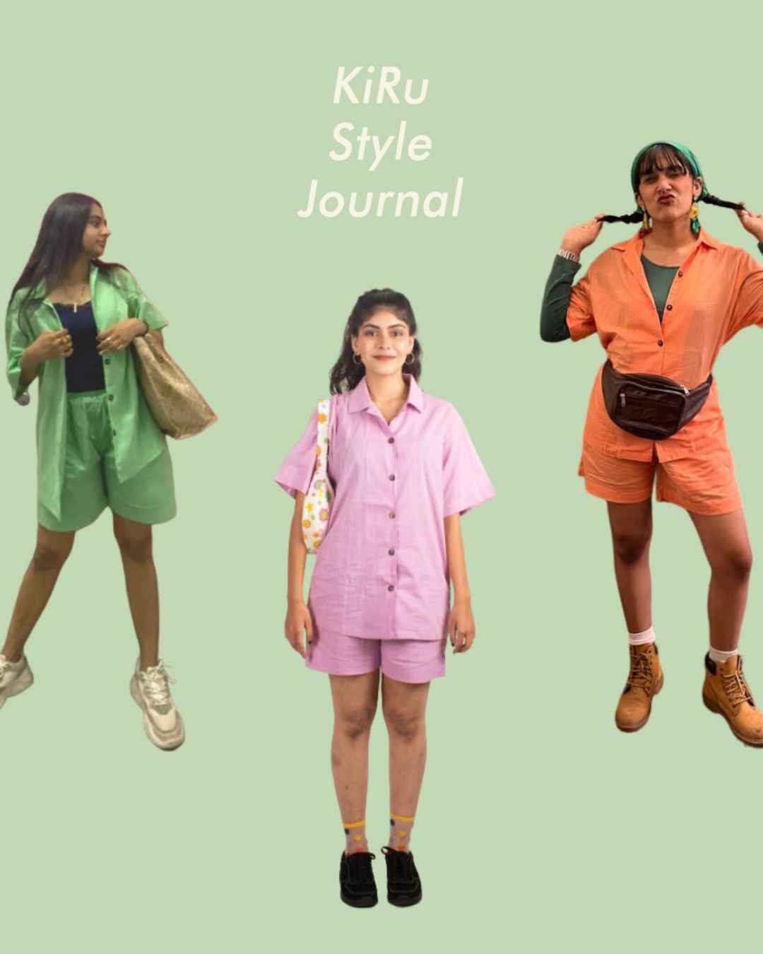 LIIT shorts set (coral)