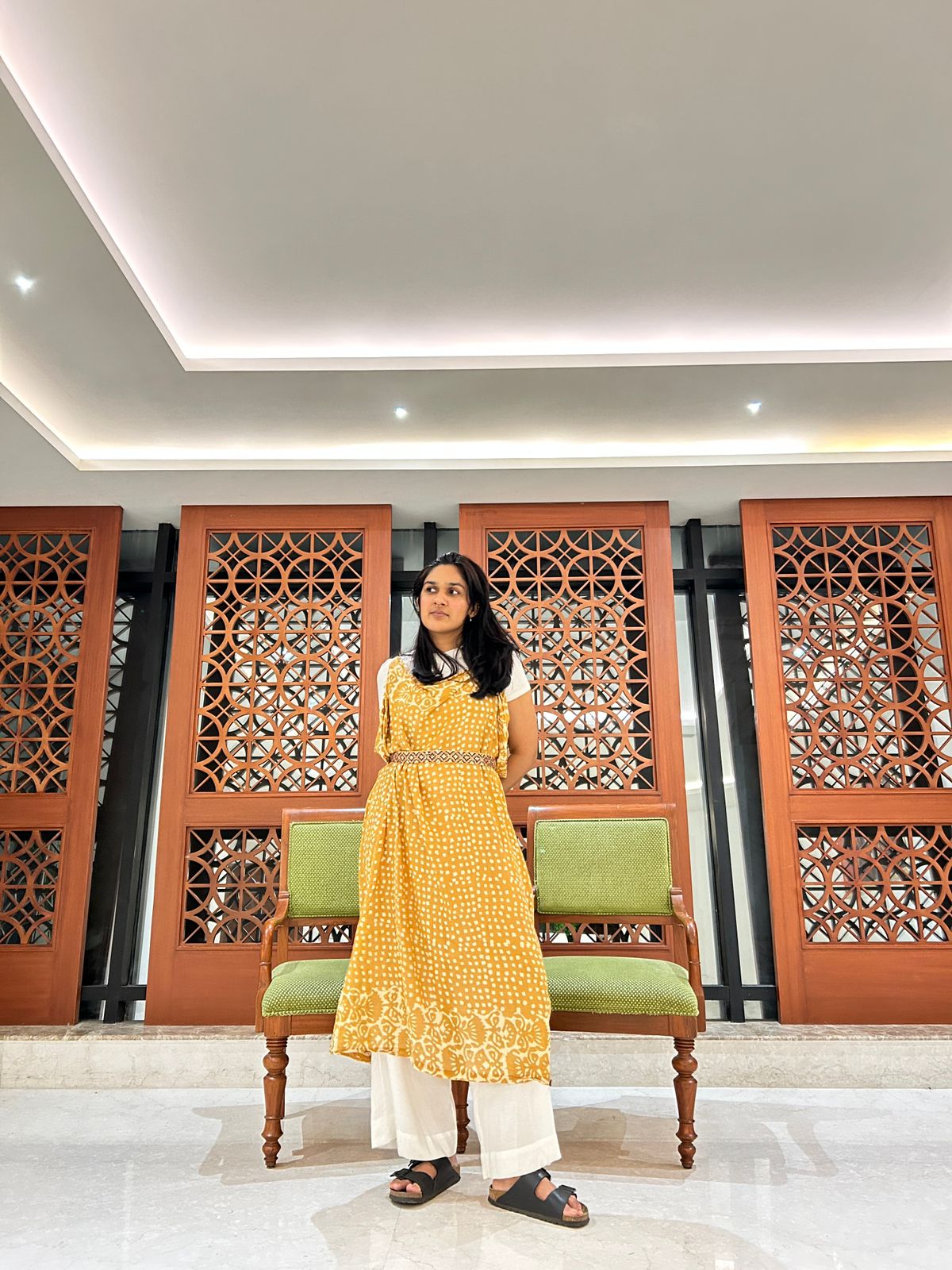 Wrap & Roll Dupatta (Mustard) | Geet