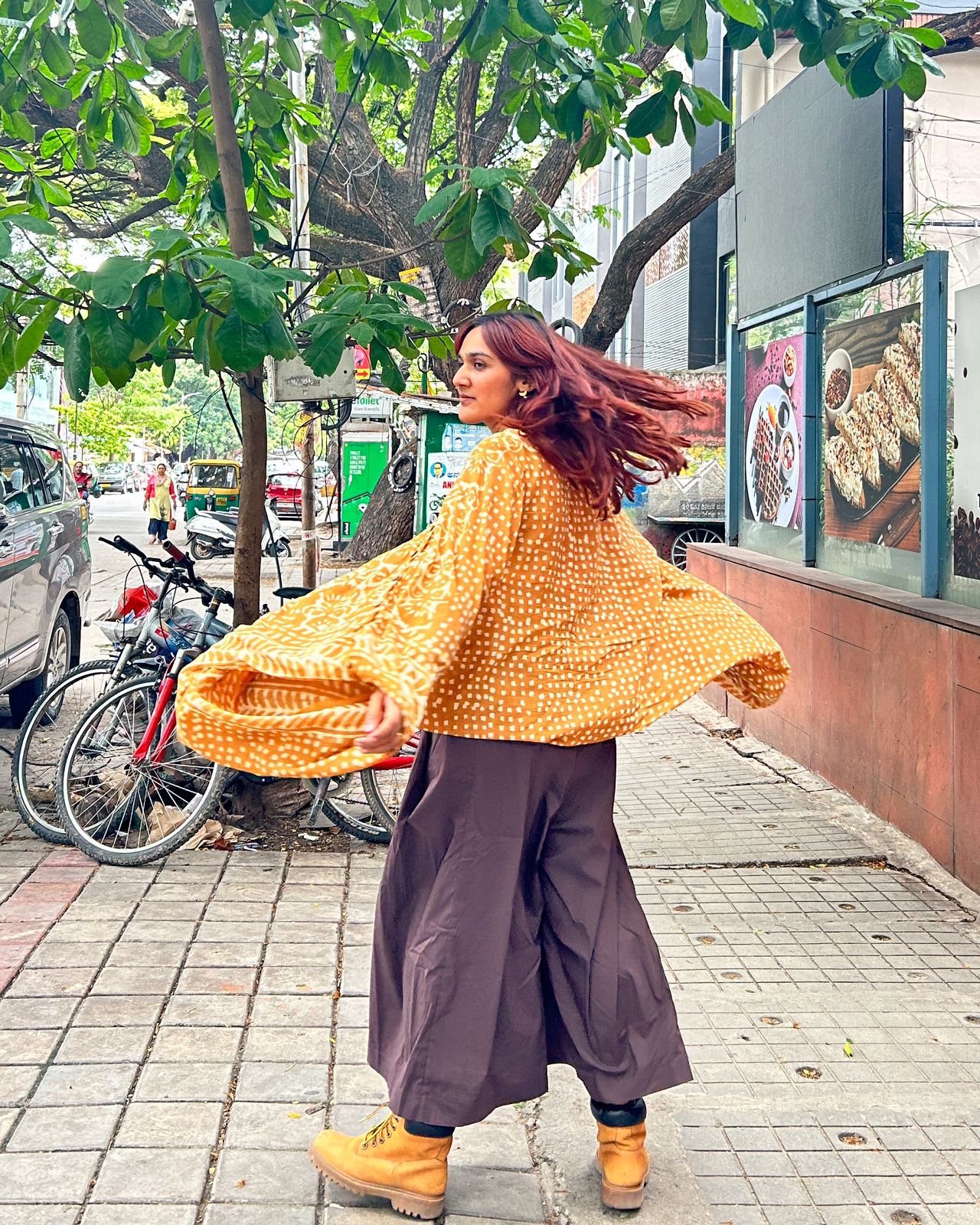 Wrap & Roll Dupatta (Mustard) | Geet
