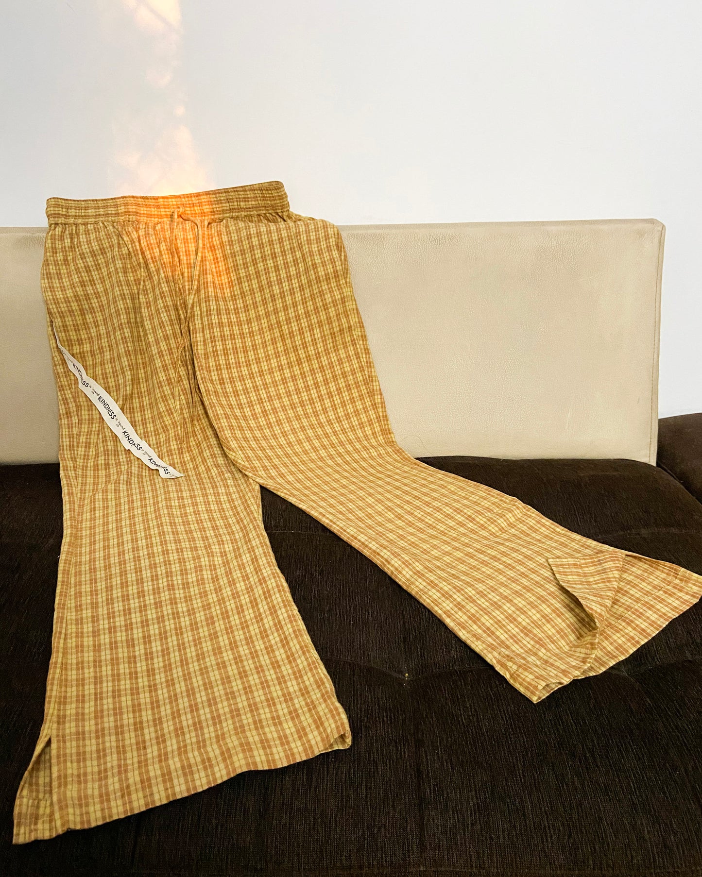 Handwoven cotton checks pyjamas/trousers