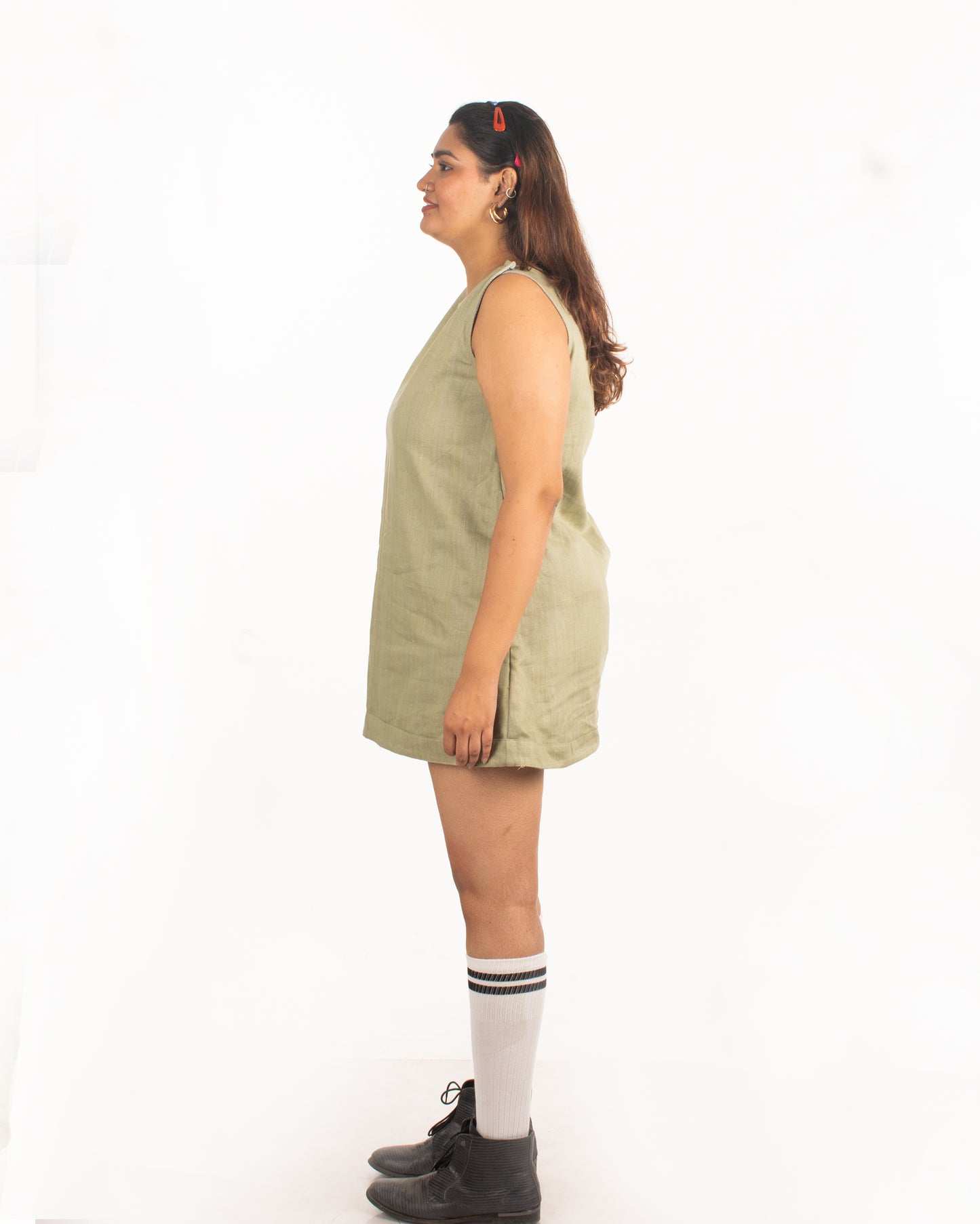 Matcha Aline denim dress
