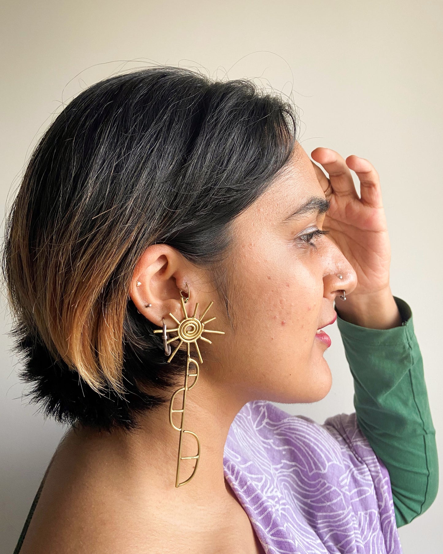 Ghewar earrings
