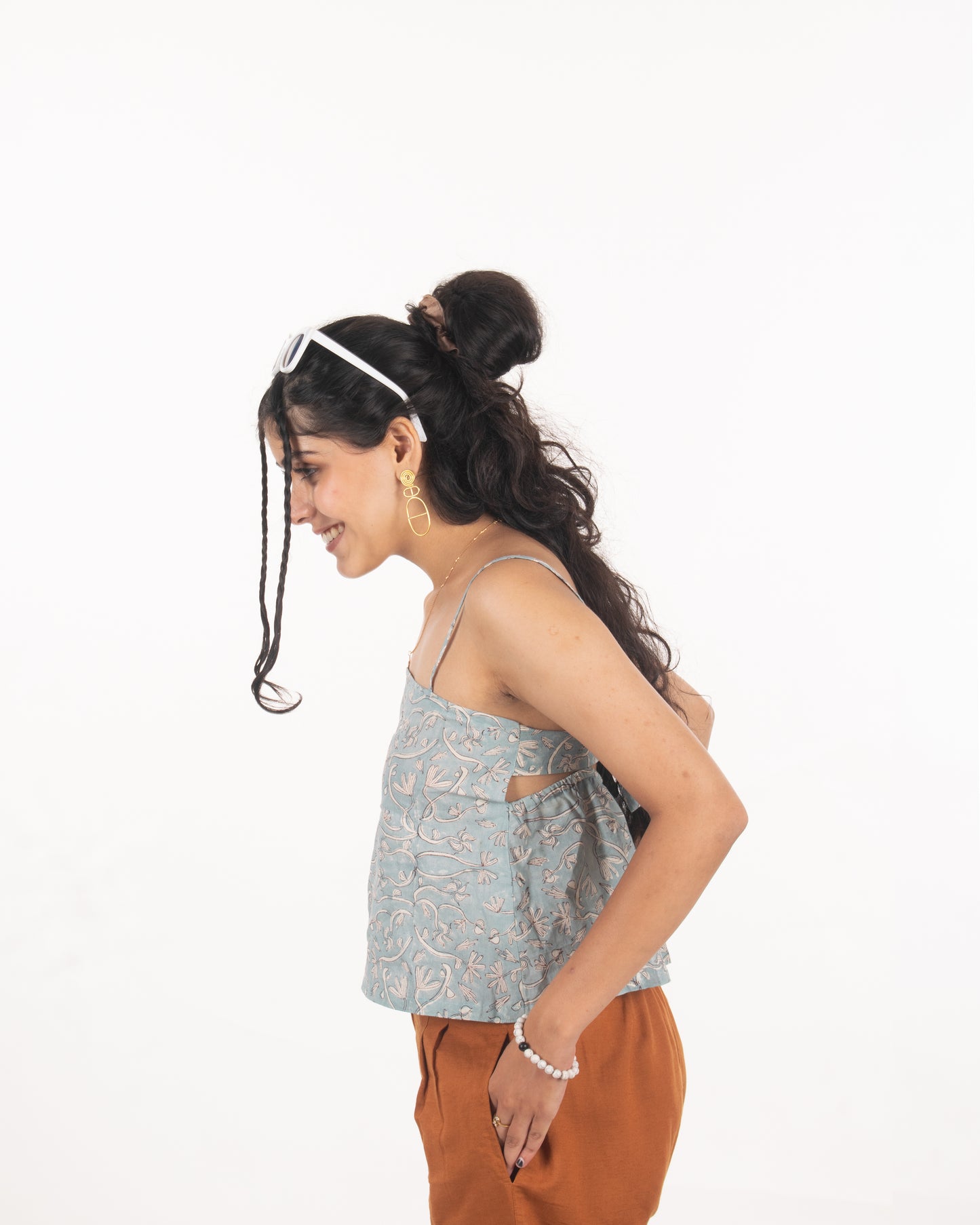 Cucumber Salad top and Kimono Set
