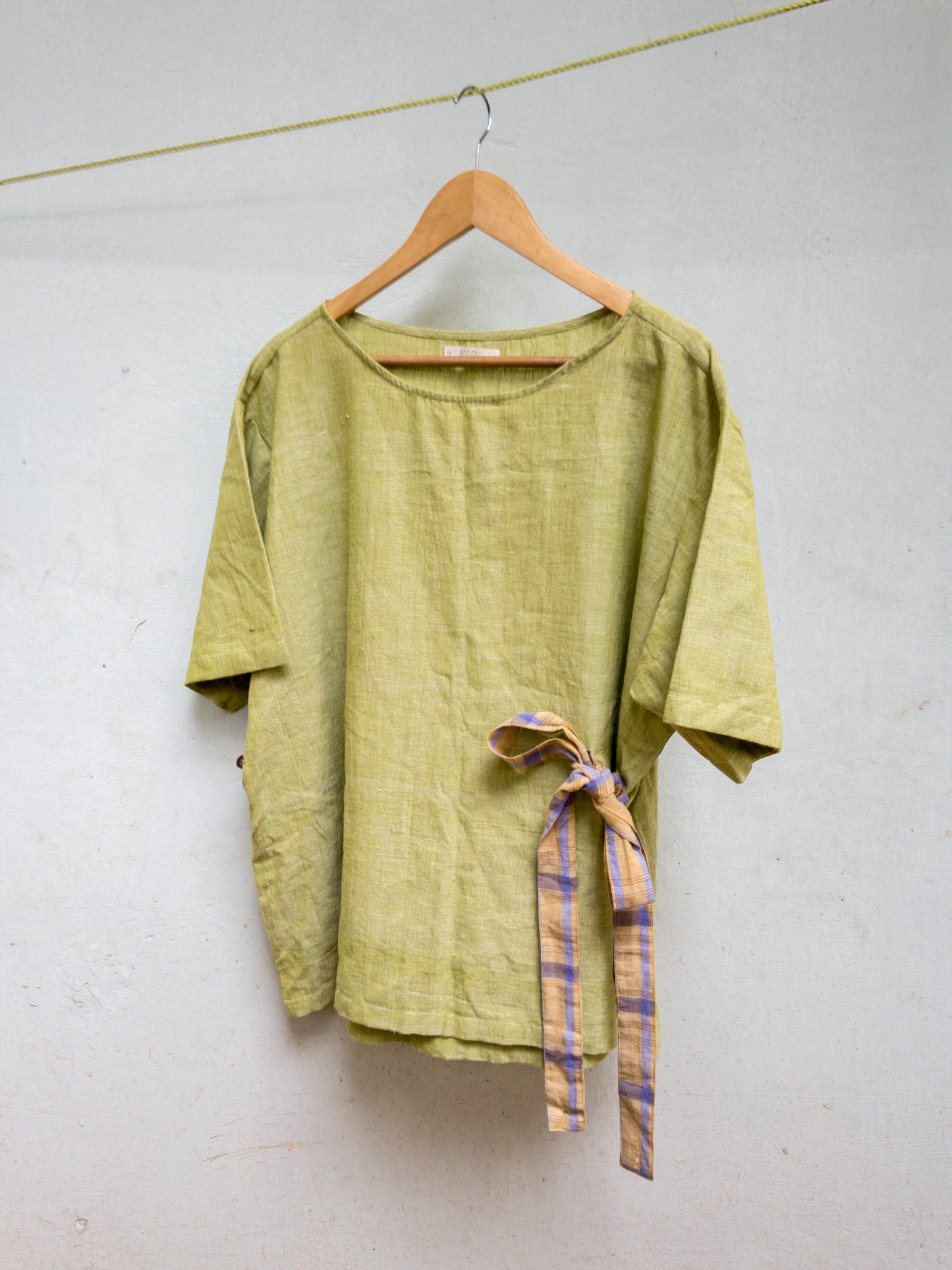 Green cotton tunic
