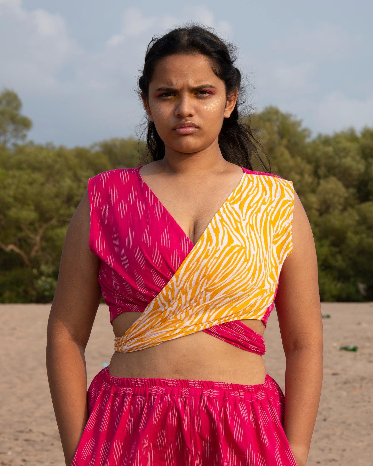Cham Cham wrap top