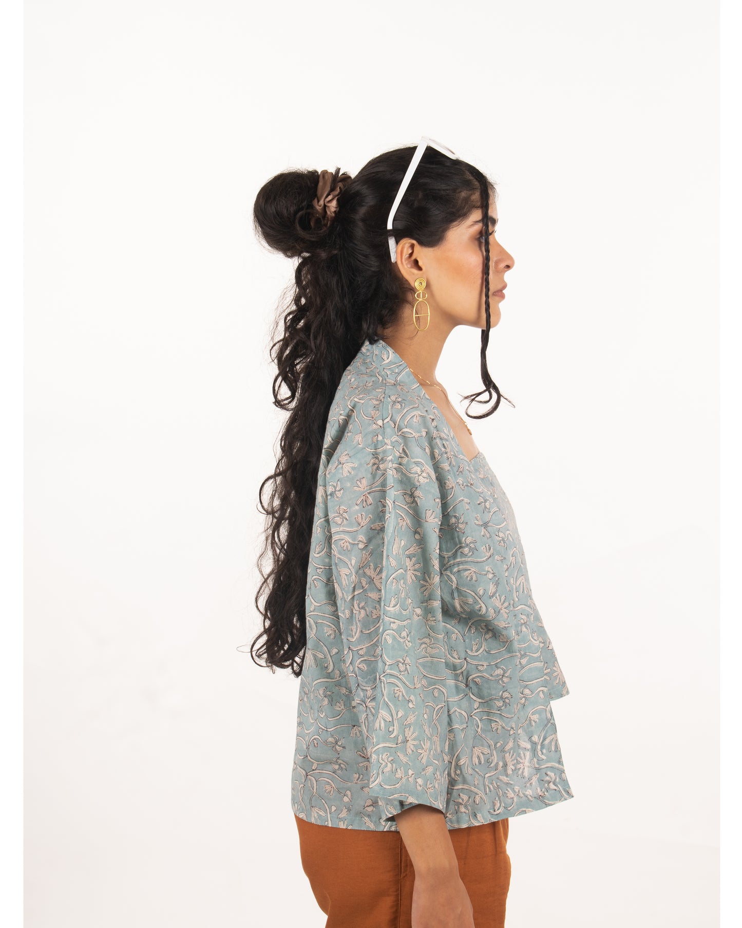 Cucumber Salad top and Kimono Set