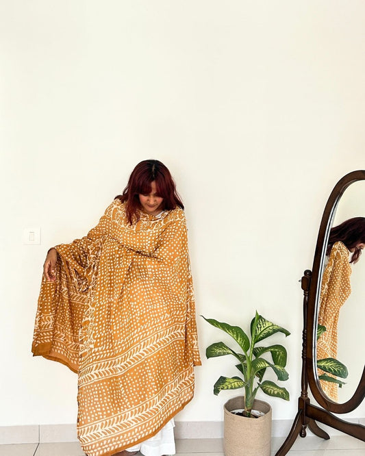 dupatta, mustard dupatta, kimono, cotton dupatta, mustard cotton dupatta 