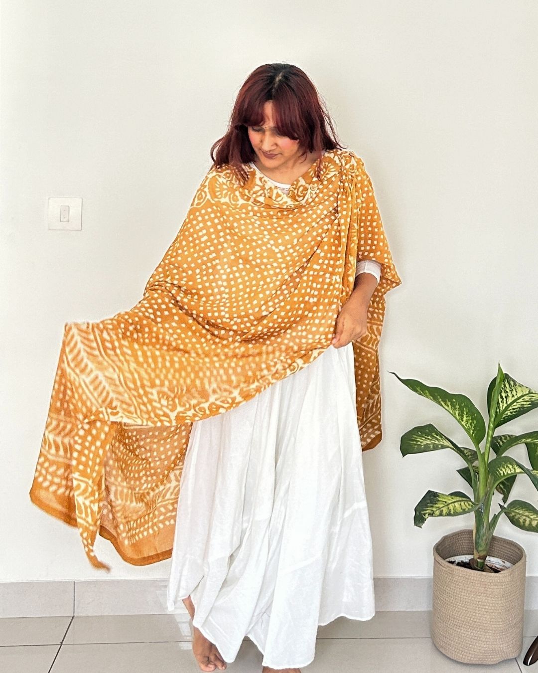 dupatta, mustard dupatta, kimono, cotton dupatta, mustard cotton dupatta 