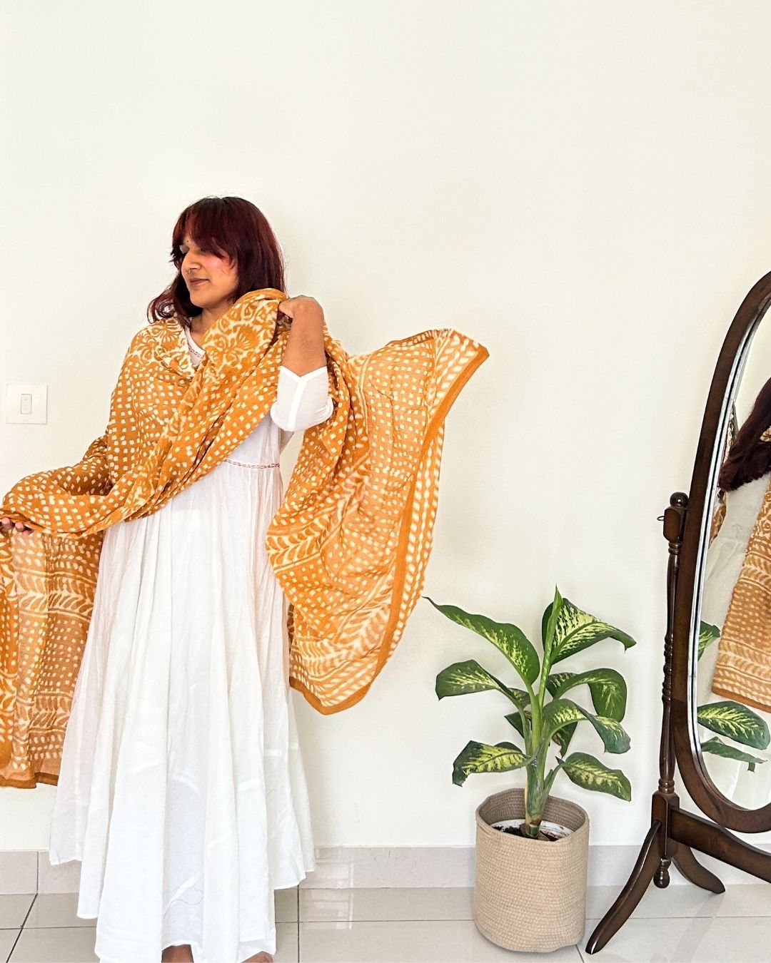 dupatta, mustard dupatta, kimono, cotton dupatta, mustard cotton dupatta 