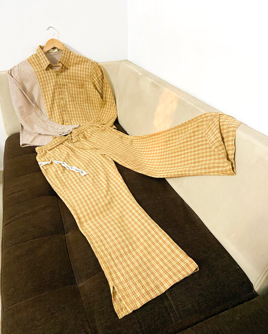 Cotton checks co-ord set / Pyjamas