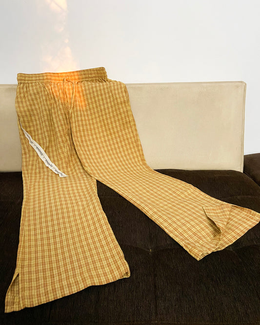 Handwoven cotton checks pyjamas/trousers
