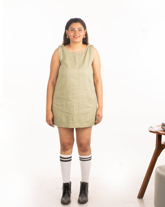 Matcha Aline denim dress