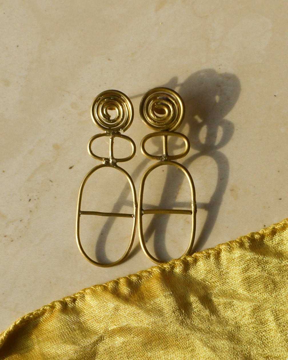 Jalebi earrings